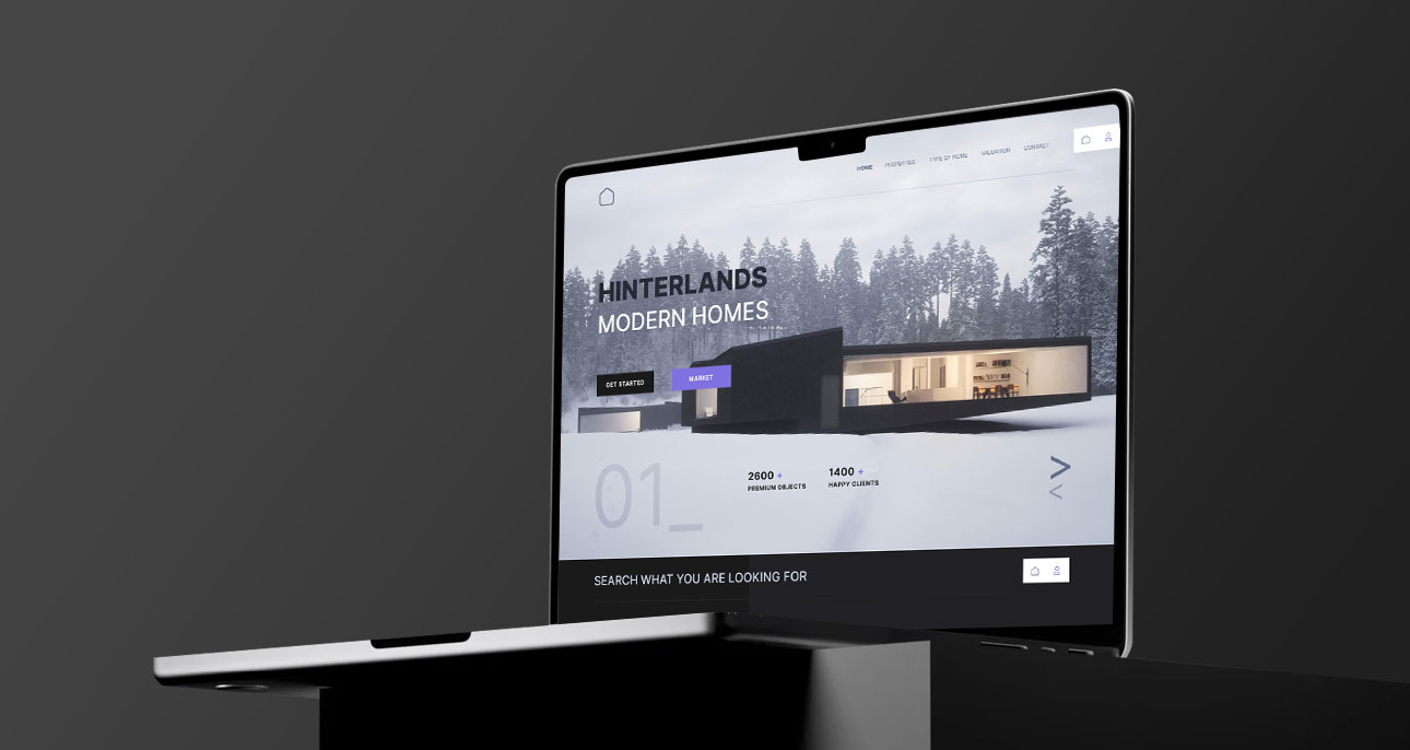 Hinterland - Real Estate Site Redesign